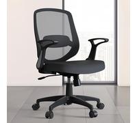 KIZECK Comoda sedia ergonomica per scrivania, supporto per la schiena, regolabile in altezza, con ruote flessibili e cuscino più ampio per le persone