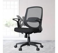 KIZECK Sedia ergonomica moderna e confortevole con supporto per la schiena, per casa e ufficio, con braccioli regolabili e ruote girevoli, per adulti e bambini