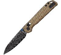 Kizer Begleiter 2.9 Damascus,Acid-Washed,Norplex UltreX™ Micarta V3458.2CDA2