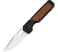 Kizer Liner Lock Mini Militaw Jonathan Styles Nitro V G10 +Mkuruti Wood V3634SA4