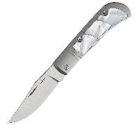 Kizer Trestle S45VN, Spazzolato a mano, Ti & Madreperla Ki3761A3