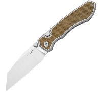 Kizer Wharning S45VN Satin,Aluminum&Norplex UltreX™ Micarta Ki3738A1