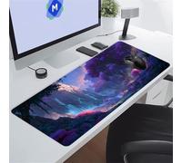 KIZIFI Grande Tappetino per Mouse Gioco 700x400x3 mm Extended XXL Mousepad Gaming Alberi Canyon Tappetino Scrivania Grande con Bordi Cuciti per Tastiera Ufficio Giochi Lavoro Pad