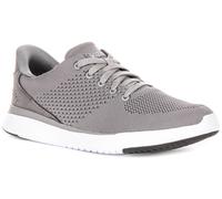 Kizik Lima Sneakers Uomini Senza Mani Extra Morbide In Maglia Grigia UK 5 - 6