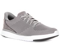 Kizik Lima Sneakers Uomini Senza Mani Extra Morbide In Maglia Grigia UK 7 - 12