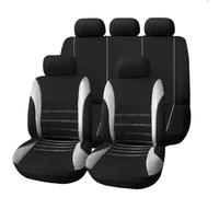 KizmiQ 9Pcs Auto Set coprisedili per Citroen ami AMI Xsara Picasso Berlingo C1 C2 C3 Aircross C4 Poliestere Tessuto Lavabile Traspirante Coprisedile Adatto a Tutte Le Stagioni,C