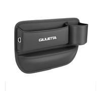 KizmiQ Accessori per sedili Auto Scatola portaoggetti in Pelle per riempire Gli spazi,per Alfa-Romeo Giulietta per organizzati,A/Black-co-Pilot