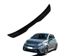 KizmiQ Auto Spoiler Posteriori per Abarth 595 Nastro Installare Adesivo,ABS Alettone Tetto Posteriore Tuning Ala Styling Accessori,A/Black