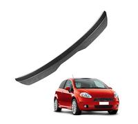 KizmiQ Auto Spoiler Posteriori per Fi-at Grande Punto Abarth Hatchback 2007 2008 2009 2010 Nastro Installare Adesivo,ABS Alettone Tetto Posteriore Tuning Ala Styling Accessori,B/Carbon Fiber