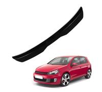 KizmiQ Auto Spoiler Posteriori per Golf 6 GTI 2009 2010 2011 2012 2013 Nastro Installare Adesivo,ABS Alettone Tetto Posteriore Tuning Ala Styling Accessori,A/Black