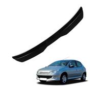 KizmiQ Auto Spoiler Posteriori per Peugeot 206 207 2008 2009 2010 2011 Nastro Installare Adesivo,ABS Alettone Tetto Posteriore Tuning Ala Styling Accessori,A/Black