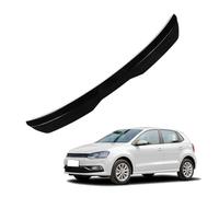KizmiQ Auto Spoiler Posteriori per Polo 2010 2011 2012 2013 2014 2015 2016 2017 2018 Nastro Installare Adesivo,ABS Alettone Tetto Posteriore Tuning Ala Styling Accessori,A/Black