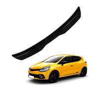 KizmiQ Auto Spoiler Posteriori per Ren-Ault Clio 4 IV 2012 2013 2014 2015 2016 2017 2018 2019 2019 Nastro Installare Adesivo,ABS Alettone Tetto Posteriore Tuning Ala Styling Accessori,A/Black