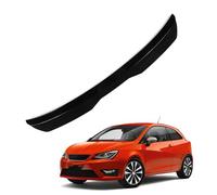 KizmiQ Auto Spoiler Posteriori per Se-at Ibiza 6J 6P 5-Türer 2008-2011 2012 2013 2014 2015 2016 2017 Nastro Installare Adesivo,ABS Alettone Tetto Posteriore Tuning Ala Styling Accessori,A/Black