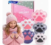 Kizozo Scaldamani Riutilizzabile 5PCS, Tascabile e Portatile, Gel da Piegare, Cuscinetto Riscaldante per Viaggio, Regalo per Bambini Donne Uomo