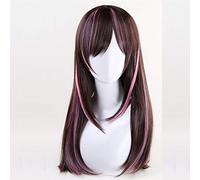 Kizuna AI Cosplay Parrucca Youtuber A.I.Channel dritto lungo resistente al calore capelli sintetici Anime Costume parrucche per le donne+cuffia per parrucca KUMZ4136