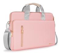 KIZUNA Borsa per computer portatile 17 pollici borsa a tracolla per computer portatile per LG gram 17/Dell G7/17.3" HP ProBook 470/Lenovo Ideapad 700/Predator PH717-71-746/DELL, rosa