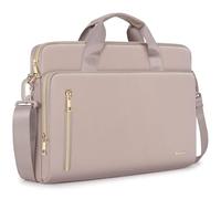 KIZUNA Borsa per computer portatile da 14 pollici custodia a tracolla per MacBook Air 15 M3 M2/14 lenovo Yoga Slim 7 Pro X/IdeaPad 3/ThinkPad L14 Gen 3/Dell Latitude 7490HP EliteBook 840 G5, cachi