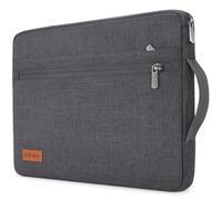 KIZUNA Borsa per computer portatile da 17 pollici, 17,3", per Lenovo ThinkBook Plus 17/IdeaPad 3i/17,3", ASUS Vivobook 17/ZenBook Pro/LG gram 17/Dell XPS/Acer, grigio scuro