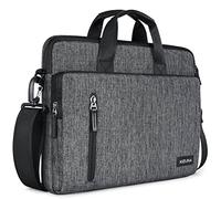 KIZUNA Borsa per computer portatile da 17 pollici, per Lenovo IdeaPad 3i Gen7/17.3", ThinkBook Plus 17/LG Gram 17/ASUA Vivobook 17/Razer & MSI 17/Dell X17 R1/HP, colore grigio
