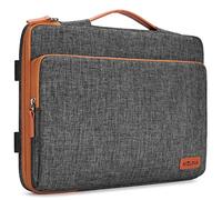 KIZUNA Borsa per computer portatile da 17 pollici, per LG Gram 17 2022/17,3", Lenovo ThinkBook Plus 17/ASUA Vivobook 17/MSI 17/Dell X17 R1/HP Envy 17 Sleeve impermeabile, marrone