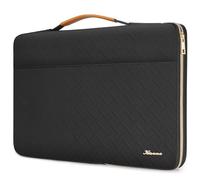 KIZUNA Custodia per computer portatile da 14 pollici per MacBook Air 15 M3 M2 2024/IdeaPad Slim 3i 14"/14" lenovo Yoga Slim 7 Pro X/14" Lenovo ThinkPad L14 Gen 3/Surface Laptop Studio 2, nero