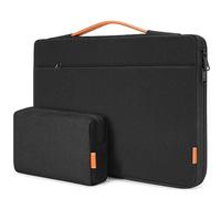 KIZUNA Custodia per computer portatile da 17 pollici borsa a mano per LG gram 17 2022/Dell G7/17.3" HP ProBook 470/17.3" Lenovo Ideapad700/Y700/17.3" DELL Precision 7710/Predator PH717-71-746, nero