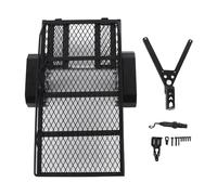 KJAOYU RC Trailer for Hauling Behind Car, /24 Scale RC Metal Flatbed Trailer - Dual Axle with Hook And Ramp for RC Crawlers - Great for off-Road Hauling