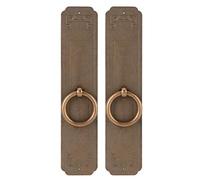 KJAOYU Set di maniglie per porte in stile cinese vintage, pomelli per cassetti a foro singolo, per mobili antichi, tiranti in metallo, ideali per la ristrutturazione della casa e gli appassionati di
