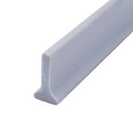 KJBDQQH Barriera Doccia Ferma Acqua 100/150/200/250/300cm Silicone Bagno Barriera d'Acqua Doccia Antiscivolo Separazione asciutta e bagnata Flessibile Pavimento Acqua Fermacorda Ganci(Gray 1.5m)