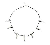 KJBDQQH Girocollo Punk Black Panther Men's Necklace Leopard Claw Pendant Punk Necklace Wakanda Prop Trend Jewelry per Uso Quotidiano(Xl1154)