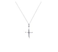 KJBDQQH Girocollo Punk Broken Sword Necklace for Men Women Moveis Jewelry Cosplay Cool Punk Sword Pendant Necklace Accessories per Uso Quotidiano