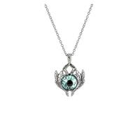 KJBDQQH Girocollo Punk Necklace for Men And Women Punk Retro Non Adjustable Metal Collar Trending Jewelry per Uso Quotidiano(2-Cyan)