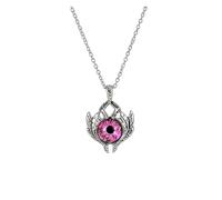 KJBDQQH Girocollo Punk Necklace for Men And Women Punk Retro Non Adjustable Metal Collar Trending Jewelry per Uso Quotidiano(2-Purple)