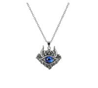 KJBDQQH Girocollo Punk Necklace for Men And Women Punk Retro Non Adjustable Metal Collar Trending Jewelry per Uso Quotidiano(3-Blue)