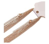 KJBDQQH Girocollo Punk Stainless Steel 5cm Extendsion Link Chains Necklaces Jewelry Making Fashion Chokers Accessories per Uso Quotidiano(Rose Gold Color 2mm)
