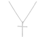 KJBDQQH Girocollo Punk Stainless Steel Jesus Cross Necklace for Women Men Color Caravaca Angels Crucifix Charm Choker Rapper Jewelry per Uso Quotidiano(N05314P)