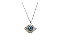 KJBDQQH Girocollo Punk Vintage Punk Necklaces Eyeball Connect Exaggeration Multiple Dense Evil Eyes Necklace per Uso Quotidiano(Eye in Eye)
