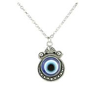 KJBDQQH Girocollo Punk Vintage Punk Necklaces Eyeball Connect Exaggeration Multiple Dense Evil Eyes Necklace per Uso Quotidiano(Flower)
