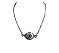 KJBDQQH Girocollo Punk Vintage Punk Necklaces Eyeball Connect Exaggeration Multiple Dense Evil Eyes Necklace per Uso Quotidiano(One Bronze)