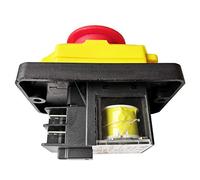 KJD12 250V 16A Impermeabile Emergenza Elettromagnetico Interruttore a Pulsante KEDU 4 Pin Per Bench Drill Macinino Sega