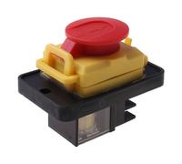 KJD12 250V 4Pin Impermeabile Start Stop N Volt Rilascio Interruttore a Pulsante