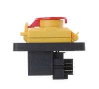 KJD12 - Controllo dei tasti a 4 pin, 12 A, 250 V, controllo a pulsante a 4 pin, facile da usare, per officine in legno, 4 pin, KJD12, 12 A, 250 V, 4 comuni