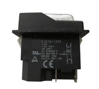 KJD16/120V 4Pins Waterproof Electromagnetic Self-reset Pushbutton Push Button Switch