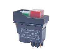 KJD17 6 Pins Electromagnetic Start Push Button Switches 15A AC250V IP55 Waterproof Equipment Safety Switch Edition 0617