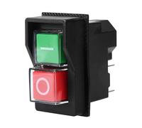 KJD17 Interruttore di Sicurezza 220V interruttore a Pulsante Bipolare 220V interruttori on off impermeabile 4 pin AC 250V 16A Avviamento magnetico Interruttore Start-Stop.
