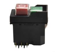 KJD17 Pushbutton Switch 6-Pin 18A 127V IP55 | 6-pin terminals, 18A current, 127V voltage, IP55 water resistance, per durable plastic metal build