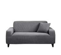 KJEKT Copridivano Super Elasticizzato Fodere Universali per Divani con Fondo Elastico, Cane Gatto Pets Friendly Lavabile Mobili Protector Fitted Divano Fodere Rimangono in Posizione,Grigio,4 seaters