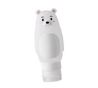 KJHBV 1set Bottiglie Vuote per Shampoo e Lozione da Viaggio Dispenser Portatile in Materiale Sicuro e Durevole Design Leggero e Cartoon Coniglio Rosa Giallo Orso Stile Stili multipli