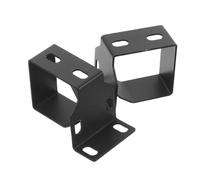 KJHBV 2 Pezzi Canalina per Cavi in Metallo Nero 7x4,5x5 Cm con Design a Sezioni e Scanalature ad Arco, per Studio Musicale e Gestione Rete, Previene Piegature e Supporta Cavi Pesanti
